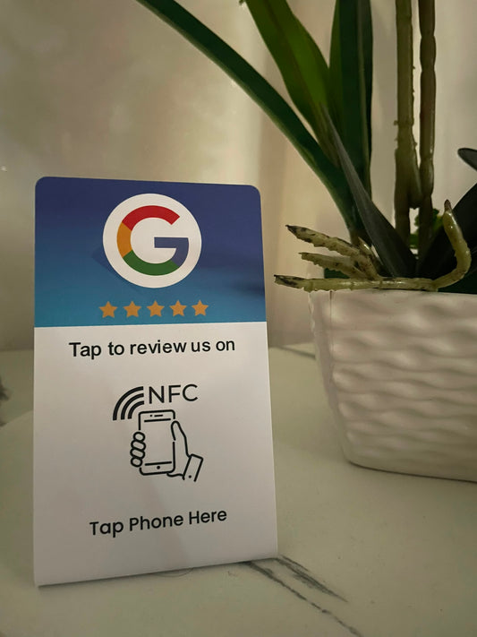 NFC Google Review card